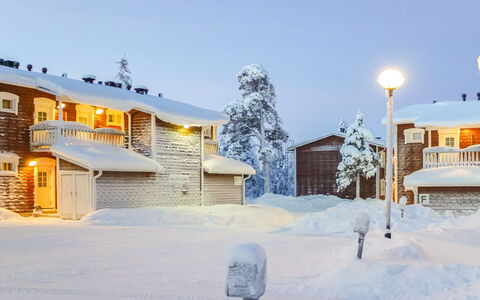 Outapailakka J 9: Legna, Neve, Inverno, Villetta, Congelamento, Casa, Log Cabin, Larice, Raccordo