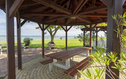 Karen: Legna, Shade, Color Legno, Padiglione, Gazebo, Struttura Esterna, Latifoglie, Tavolo Esterno, Mobili Da Esterno, Giardino