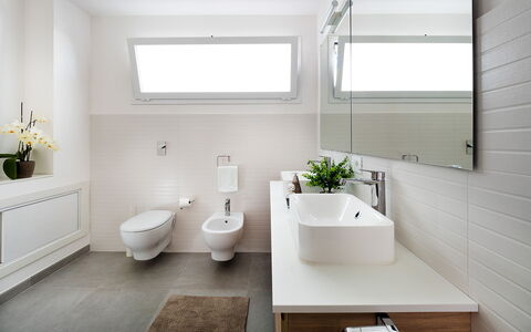 Casa Biancoverde - Marsala, Sicilia: Pianta, Proprietà, Rubinetto, Idraulico Fixture, Finestra, Bianca, Bagno, Lavello, Lavandino Del Bagno