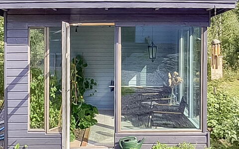 Käkikello: Edifici Giardino, Giardino, Porta, Vaso Di Fiori, Capannone, Backyard, Raccordo, Pianta Della Casa, Struttura Esterna, Sedia