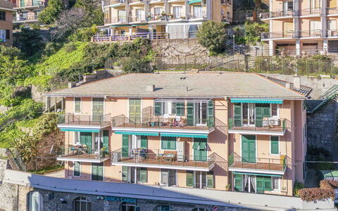 Spacious Apartment In Sori With Large Terrace - So: Costruzione, Finestra, Giorno, Urban Design, Pianta, Condominio, Palazzone, Quartiere, Albero, Zona Residenziale