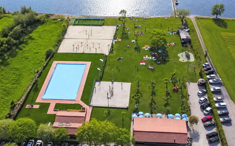 La Spiaggia: Piscina, Ricreazione, Ricorrere, Tempo Libero, Parco, Resort Citta ', Visione Globale, Vacanza, Fotografia Aerea