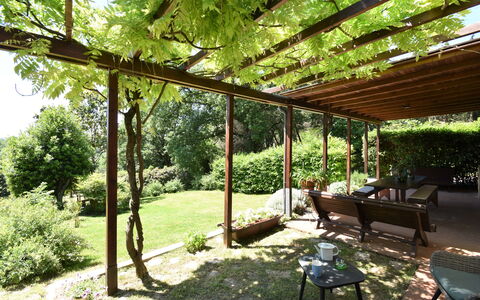 Podere Le Muricce: Pianta, Costruzione, Shade, Albero, Erba, Villetta, Tempo Libero, Paesaggio, Immobiliare, Tinte E Ombre
