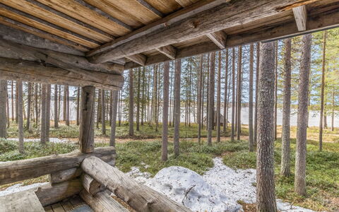 Kelomökki 1: Villetta, Casa, Casa, Edifici Giardino, Raccordo, Log Cabin, Agriturismo, Estate, Capannone, Cortile