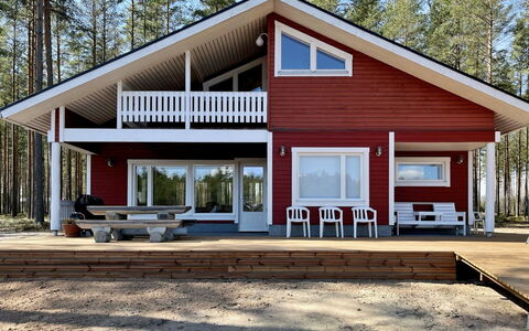Lumpeenranta: Legna, Casa, Casa, Villetta, Portico, Shade, Raccordo, Log Cabin
