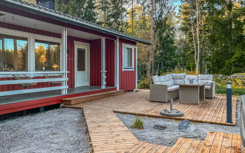 Villa Havet: Legna, Villetta, Casa, Casa, Porta, Latifoglie, Edifici Giardino, Color Legno, Log Cabin, Plank