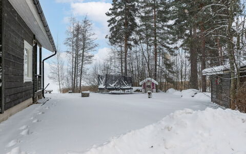 Villa Lagerlöf: Albero, Banca, Casa, Villetta, Lago, Stagno, Foresta, Log Cabin