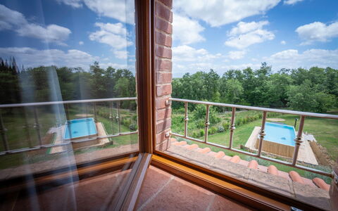 Vineyard’s Cottage With Pool, Ac, Wifi - Siena: Nube, Cielo, Proprietà, Albero, Shade, Architettura, Interior Design, Legna, Costruzione, Pavimento