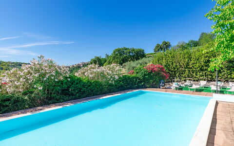 Villa La Pagliarina: Acqua, Pianta, Cielo, Giorno, Proprietà, Piscina, Azzurro, Architettura, Shade, Corpo D'Acqua