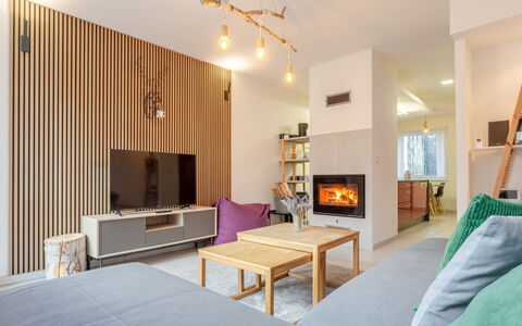 Klinovec Meadows Residence: Mobilia, Interior Design, Pavimentazione, Pavimento, Parete, Camera, Legna, Soffitto, Lampada, Soggiorno