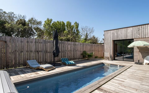 La Villa Agapanthes: Legna, Piscina, Materiale Composito, Latifoglie, Deck, Plank, Design, Mobili Da Esterno, Color Legno, Giochi D'Acqua