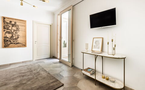 Alma Suite: Mobilia, Proprietà, Cornice, Costruzione, Legna, Televisione, Interior Design, Illuminazione, Casa, Soggiorno