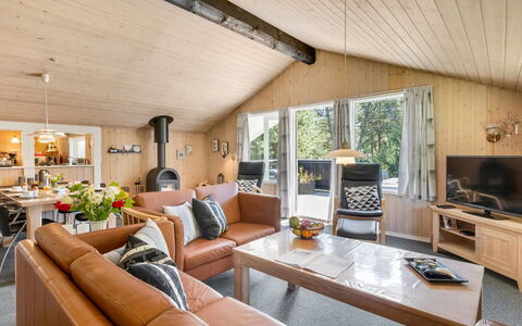 Valpuri - 1.3Km to the Fjord: Legna, Mobilia, Divano, Soffitto, Soggiorno, Interior Design, Casa, Villetta, Camera