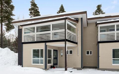 Vuokatinranta Suite 2 a: Raccordo, Casa, Villetta, Inverno, Finestra A Ghigliottina, Congelamento, Balcone, Neve, Illuminazione Diurna