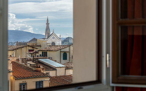 Torretta Penthouse Luxury Apartment In Florence By: Mattina, Appartamento, Balcone, Illuminazione Diurna, Guglia, Cupola