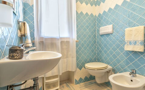 Giovanna: Proprietà, Idraulico Fixture, Lavandino Del Bagno, Rubinetto, Lavello, Bagno, Viola, Verde, Blu, Interior Design