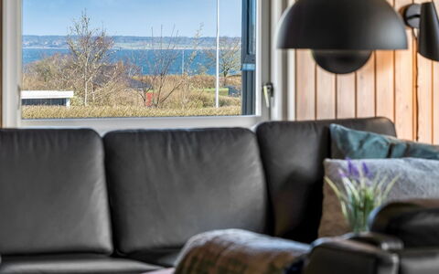 Ofrath - 350M to the Fjord: Mobilia, Interior Design, Pavimentazione, Pavimento, Soggiorno, Illuminazione, Casa, Pavimento In Legno, Divano, Pianta Della Casa