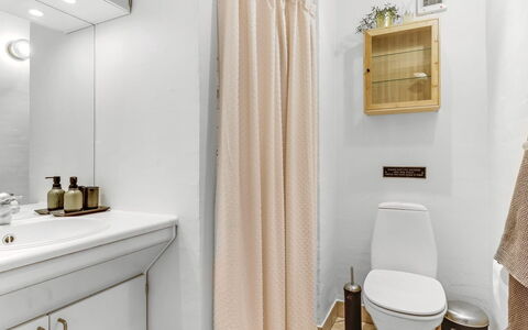 Aster - 150M from the Sea: Toilet Seat, Parete, Gabinetto, Idraulico Fixture, Bagno, Interior Design, Pavimentazione, Pavimento, Idraulico, Lavello