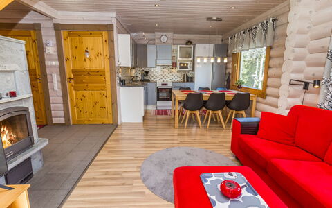 Rukanlyhty: Legna, Casa, Villetta, Log Cabin, Color Legno, Elettrodomestico, Latifoglie, Soggiorno, Apparecchio Major