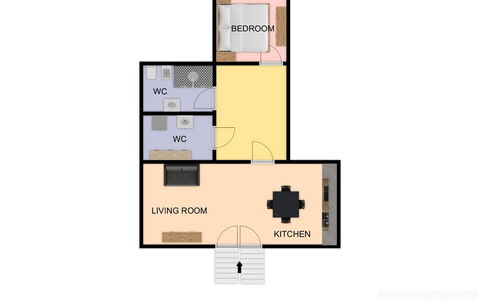 Suite Oltremare: Pavimento, Design, Soggiorno