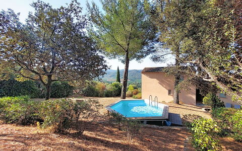 Le Belvédère D'Estelle: Piscina, Shade, Giardino, Backyard, Ricorrere, Landscaping, Giochi D'Acqua, Cortile, Mobili Da Esterno, Hacienda