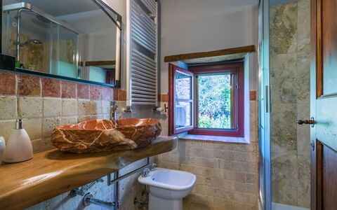 Il Cinghiale: Proprietà, Costruzione, Idraulico Fixture, Legna, Interior Design, Illuminazione, Viola, Bagno, Pavimento, Pavimentazione