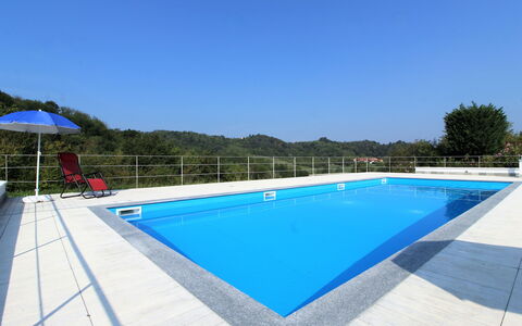 La Casa Dei Nonni, House With Private Pool, Torino: Acqua, Cielo, Costruzione, Proprietà, Piscina, Azzurro, Rettangolo, Albero, Casa, Mobili Da Esterno