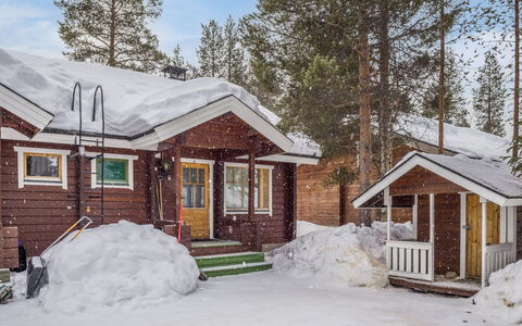 Operomukka 5: Villetta, Casa, Casa, Edifici Giardino, Raccordo, Log Cabin, Agriturismo, Estate, Capannone, Cortile