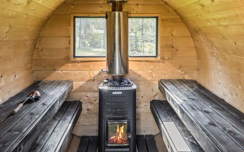 Huvila 22: Albero, Banca, Casa, Villetta, Lago, Stagno, Foresta, Log Cabin