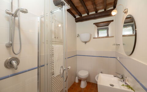 Villa Delle Rose: Idraulico Fixture, Proprietà, Specchio, Lavello, Rubinetto, Bagno, Soffione Doccia, Lavandino Del Bagno, Costruzione