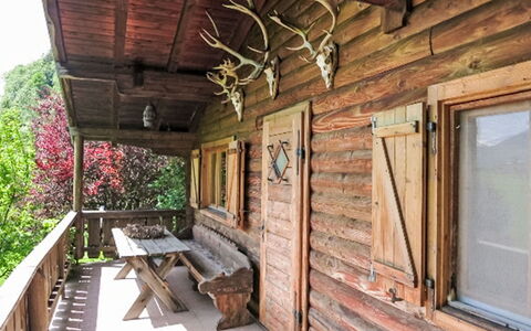 Ferienhaus Giselbrecht: Legna, Villetta, Casa, Latifoglie, Porta, Area Rurale, Log Cabin, Color Legno, Portico, Plank