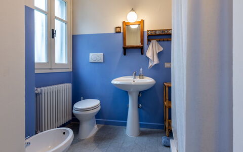 Delle Ortensie: Specchio, Lavello, Idraulico Fixture, Proprietà, Lavandino Del Bagno, Rubinetto, Viola, Azzurro, Bagno