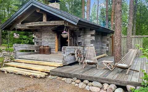 Tyttelsson: Legna, Villetta, Casa, Log Cabin, Legname, Raccordo, Latifoglie, Materiali Naturali, Edifici Giardino, Capanna