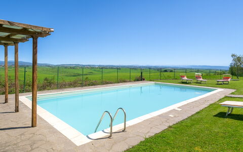 La Palazzina, Ville Di Corsano, Home And Pool: Blu, Piscina, Mobili Da Esterno, Ricorrere, Shade, Eco Hotel, Hacienda, Villa, Agriturismo, Centro Ricreativo