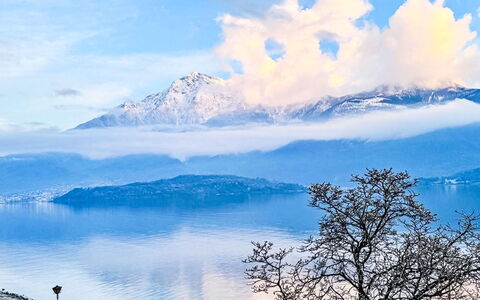 Gravedona 787: Blu, Geografia Montane, Acqua, Natura, Inverno, Montagna, Paesaggio Naturale, Catena Montuosa, Collina, Neve