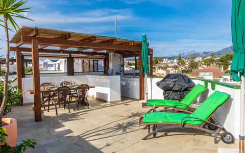 Parador del Mar: Cielo, Nube, Pianta, Proprietà, Costruzione, Mobilia, Azzurro, Shade, Mobili Da Esterno, Architettura