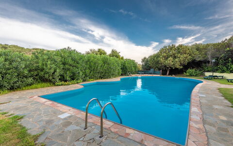 Apartments With Pool Country Village, Stintino: Blu, Acqua, Piscina, Shade, Ricorrere, Riflessione, Landscaping, Reflecting Pool, Giochi D'Acqua, Eco Hotel