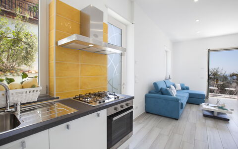 Villa Neranyum: Cucina, Pavimentazione, Interior Design, Apparecchio Major, Mobilia, Legna, Elettrodomestico Da Cucina, Controsoffitto, Pavimento, Camera