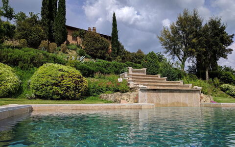 Podere della Bruciata: Arbusto, Paesaggio, Giardino, Landscaping, Giochi D'Acqua, Giardino Botanico, Sempreverde, Backyard, Hedge