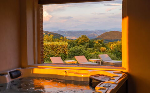 Villa Sibilla: Ricorrere, Eco Hotel, Piscina, Sera, Estate, Notte, Crepuscolo, Villa, Hotel