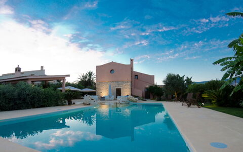 Villa dello Zingaro: Blu, Piscina, Ricorrere, Estate, Hacienda, Eco Hotel, Giochi D'Acqua, Villa, Landscaping