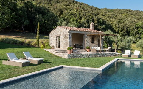 Villa Piuma: Casa, Villetta, Porta, Agriturismo, Estate, Giardino, Landscaping, Piscina, Backyard, Villa