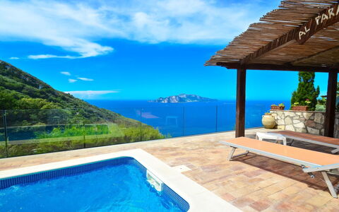 Villa Campanella: Blu, Ricorrere, Piscina, Costiera E Morfologie Oceanic, Mare, Costa, Eco Hotel, Mobili Da Esterno, Tempo Libero, Oceano
