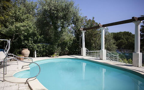Villa Nerano: Blu, Piscina, Mobili Da Esterno, Ricorrere, Materiale Composito, Shade, Sedia, Eco Hotel, Design, Terme