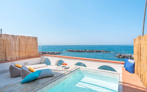 Villa Luce: Blu, Mare, Oceano, Ricorrere, Shade, Costa, Spiaggia, Mobili Da Esterno, Hotel, Piscina