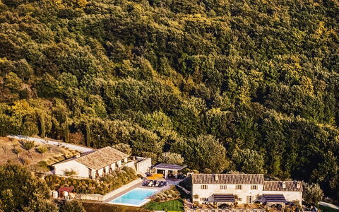 Villa Collinette: Piscina, Zona Residenziale, Paesaggio, Estate, Ricorrere, Insediamento Umano, Visione Globale, Eco Hotel, Fotografia Aerea, Sobborgo