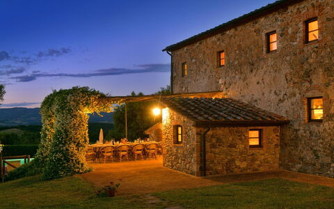 Villa Anima: Paesaggio, Area Rurale, Villetta, Agriturismo, Estate, Villaggio, Villa, Azienda Agricola, Sera