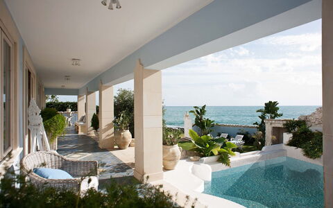 Villa Teresa: Ricorrere, Mare, Estate, Vaso Di Fiori, Dimora, Balcone, Villa, Costa, Colonna, Eco Hotel