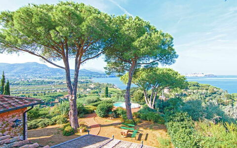 Villa Magazzini: Albero, Vegetazione, Arbusto, Giardino, Mare, Woody Impianto, Landscaping, Shade, Oceano