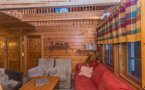 Marjarinne 8 a: Legna, Villetta, Log Cabin, Foresta, Capannone, Edifici Giardino, Larice, Woodland, Color Legno